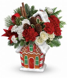  Gingerbread Cookie Jar Bouquet Flower Power, Florist Davenport FL